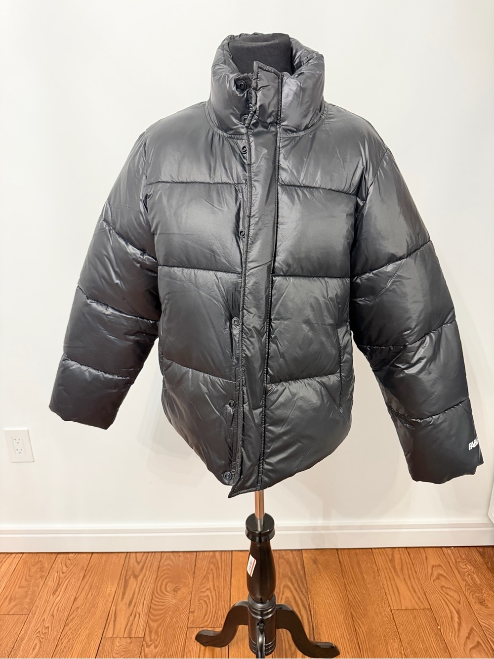 Fabletics Women's Black Puffer Jacket